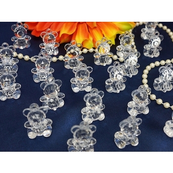 Acrylic Teddy Scatters - Clear 1pc