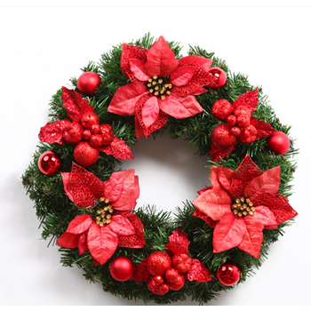 40cm Red Christmas Wreath
