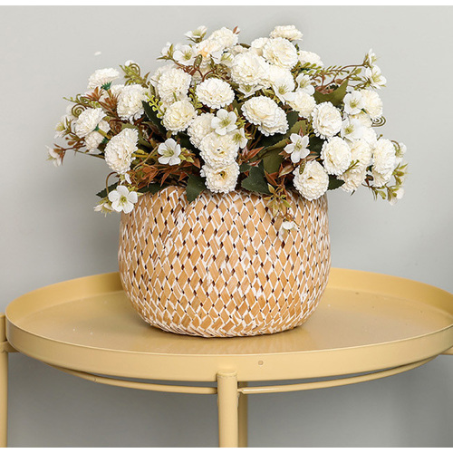 Large View White/Cream Mini Carnation Bloom - Filler Bunch