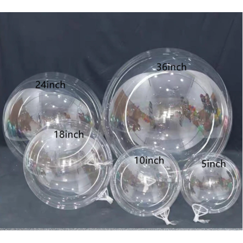 Large View Clear Bubble Balloons - 45cm