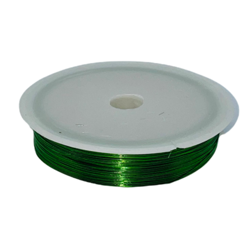 Large View 0.3mm Florist/Craft/Jewellery Wire 50m -  Green