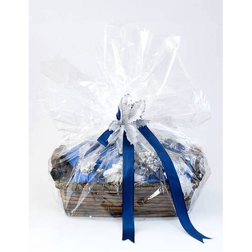 Large View Clear Cellophane Gift Hamper Sheet- 55x55cm