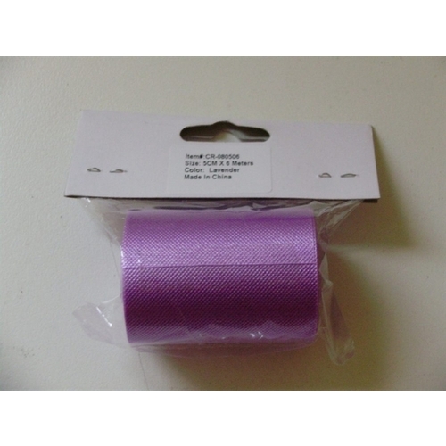 Large View Car Ribbon - Lavender
