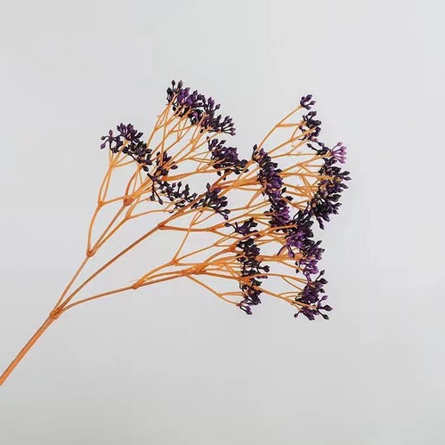 Large View Flower Stem - Bud Form - 66cm - Purple