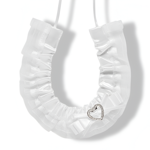 Large View Bridal Horsehoe - Simple Elegance Ivory