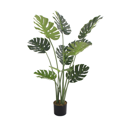 Large View 125cm Artificial Monstera Plant - Potted