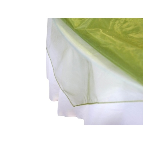 Large View Square Overlay 182cm (Organza) - Sage CLEARANCE