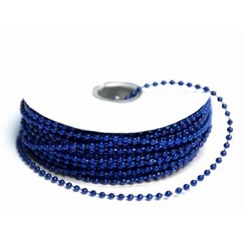 Large View String Beads - 3mm - Royal - 24yds