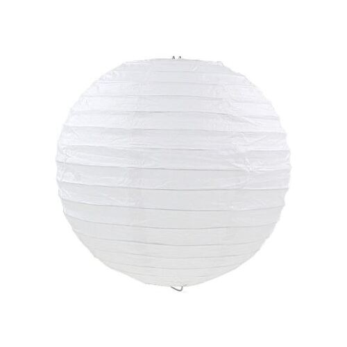 Large View Paper Lantern - 20cm (8inch) - White