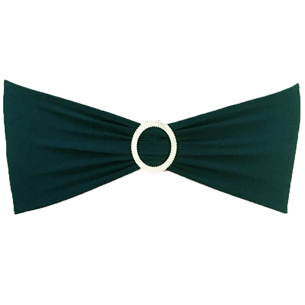 Large View Lycra Chair Band W/Slider - Hunter