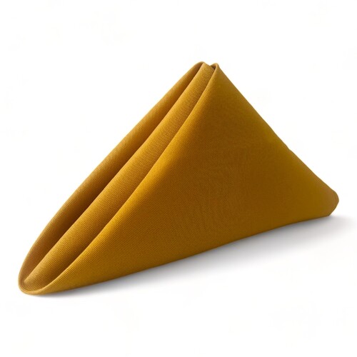 Large View Cloth Napkin - Quality Polyester - Gold