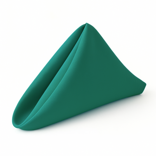 Large View Cloth Napkin - Quality Polyester - Turquoise (Green Toned)
