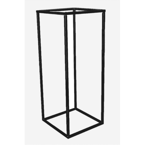 Large View 60cm Tall - BLACK Metal Flower/Centerpiece Stands