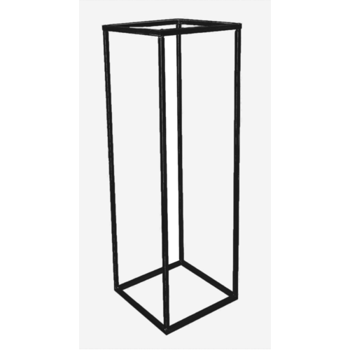 Large View 80cm Tall - BLACK Metal Flower/Centerpiece Stands