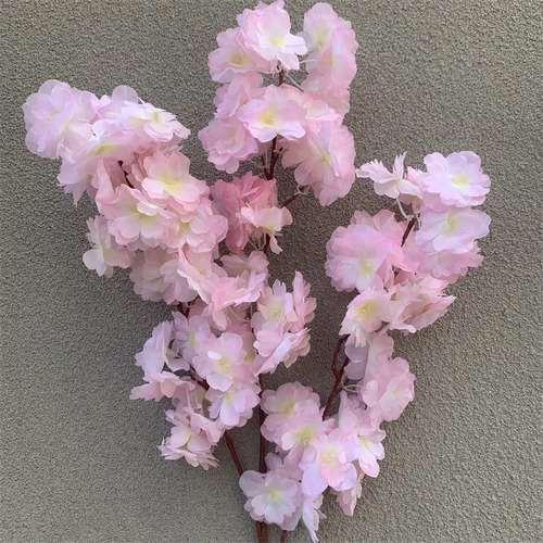Large View 95cm Pink Budget Sakura (Cherry Blossom) Branch