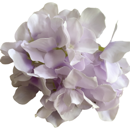 Large View 15cm Hydrangea Flower Head - Light Purple