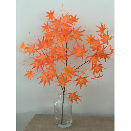 Large View 65cm Orange Japenese Maple Leaves / Branch