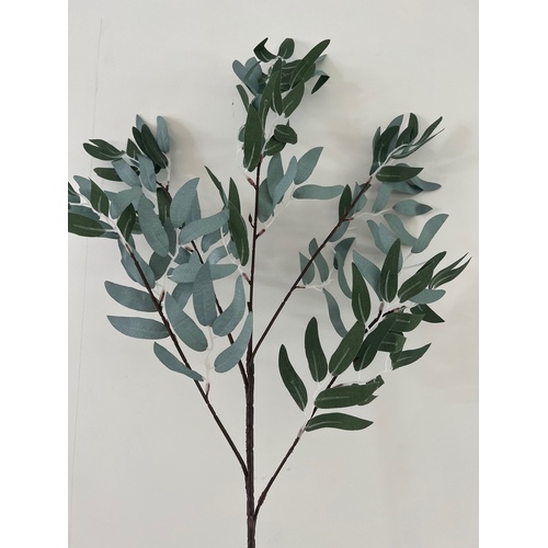 Large View 65cm Grey/Green Willow Native Eucalyptus Branch
