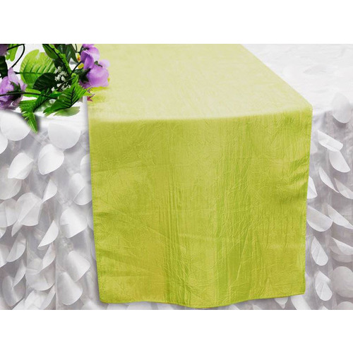 Large View Table Runner (Taffeta Crinkle) - Sage Green