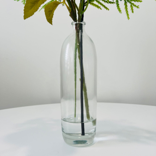 Large View 22cm - Clear Glass Bottle