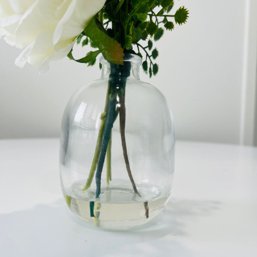 Large View 11cm - Clear Glass Bottle