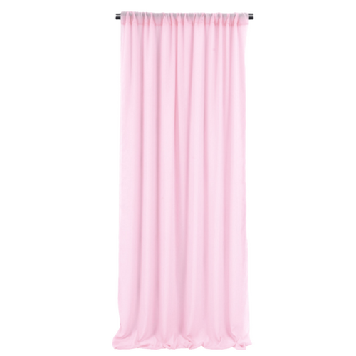 Large View Chiffon Backdrop Curtain Panel 3m - Pink
