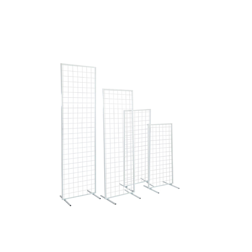 Large View Set of 8 Mesh Panels Arch - White