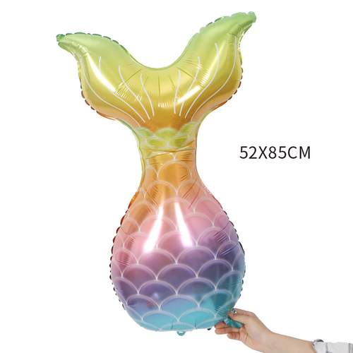 Large View 85cm Giant Mermaid Tail Balloon - Style 2