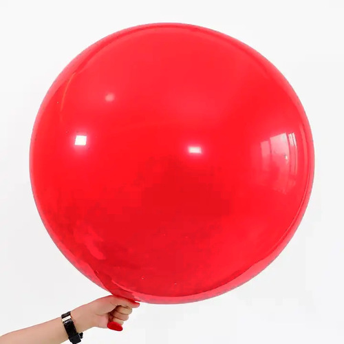 Large View 90cm (36") Macaroon Giant Balloon - Red