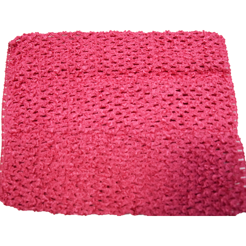 Large View Fushia 9inch  Crochet Top