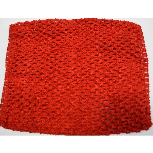 Large View Red 9inch  Crochet Top