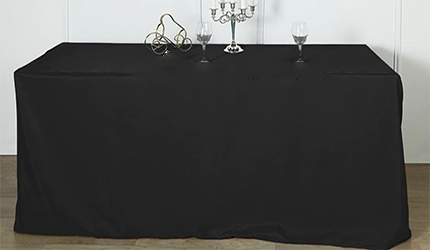 Fitted Polyester Tablecloths