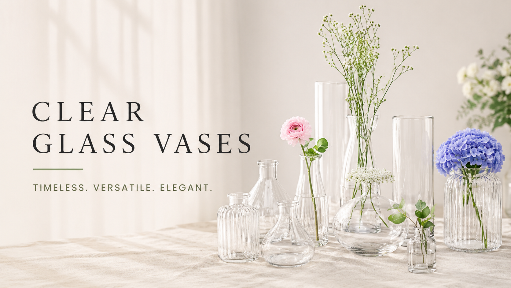 Clear Vases