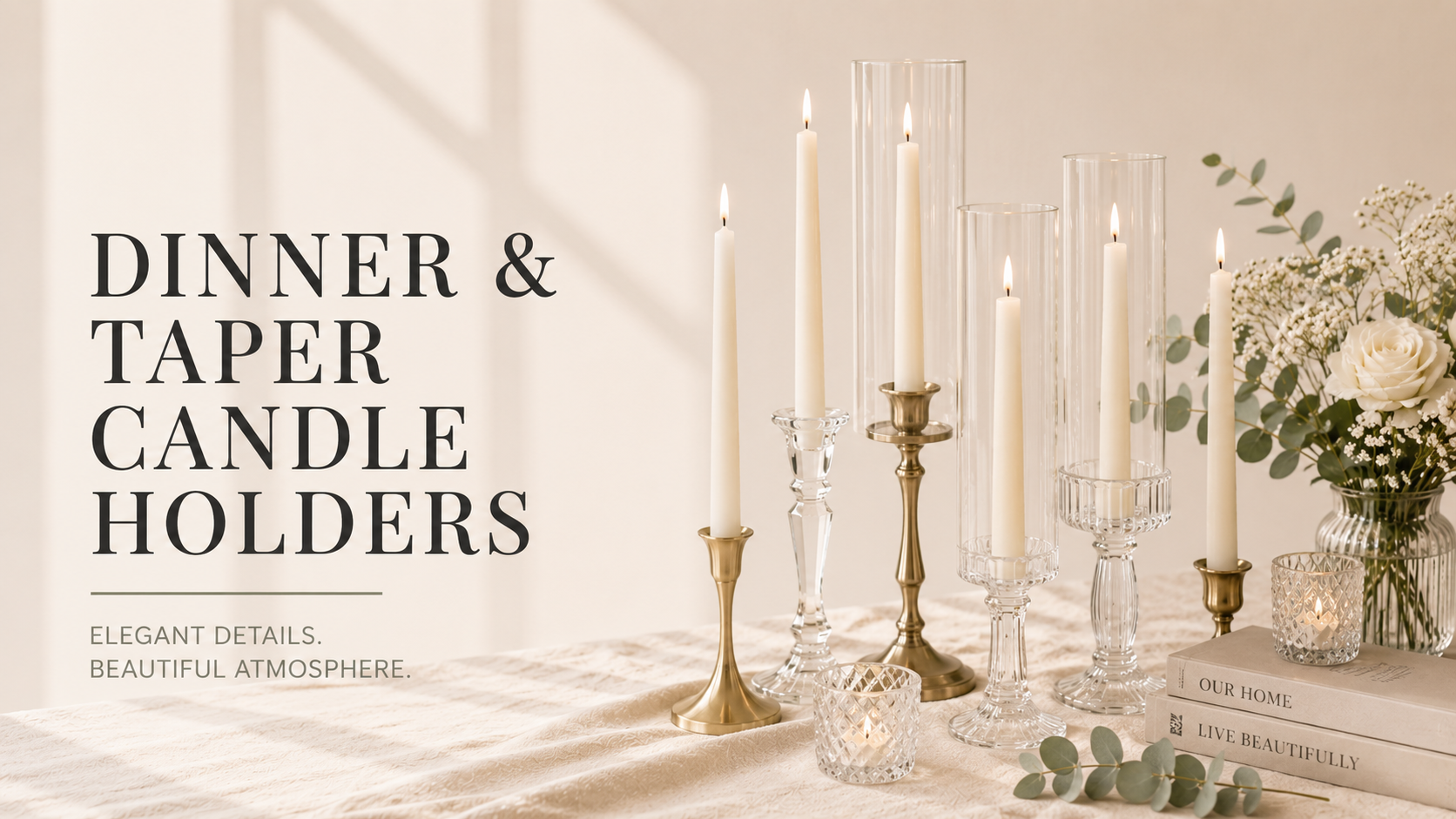 Dinner & Taper Candles