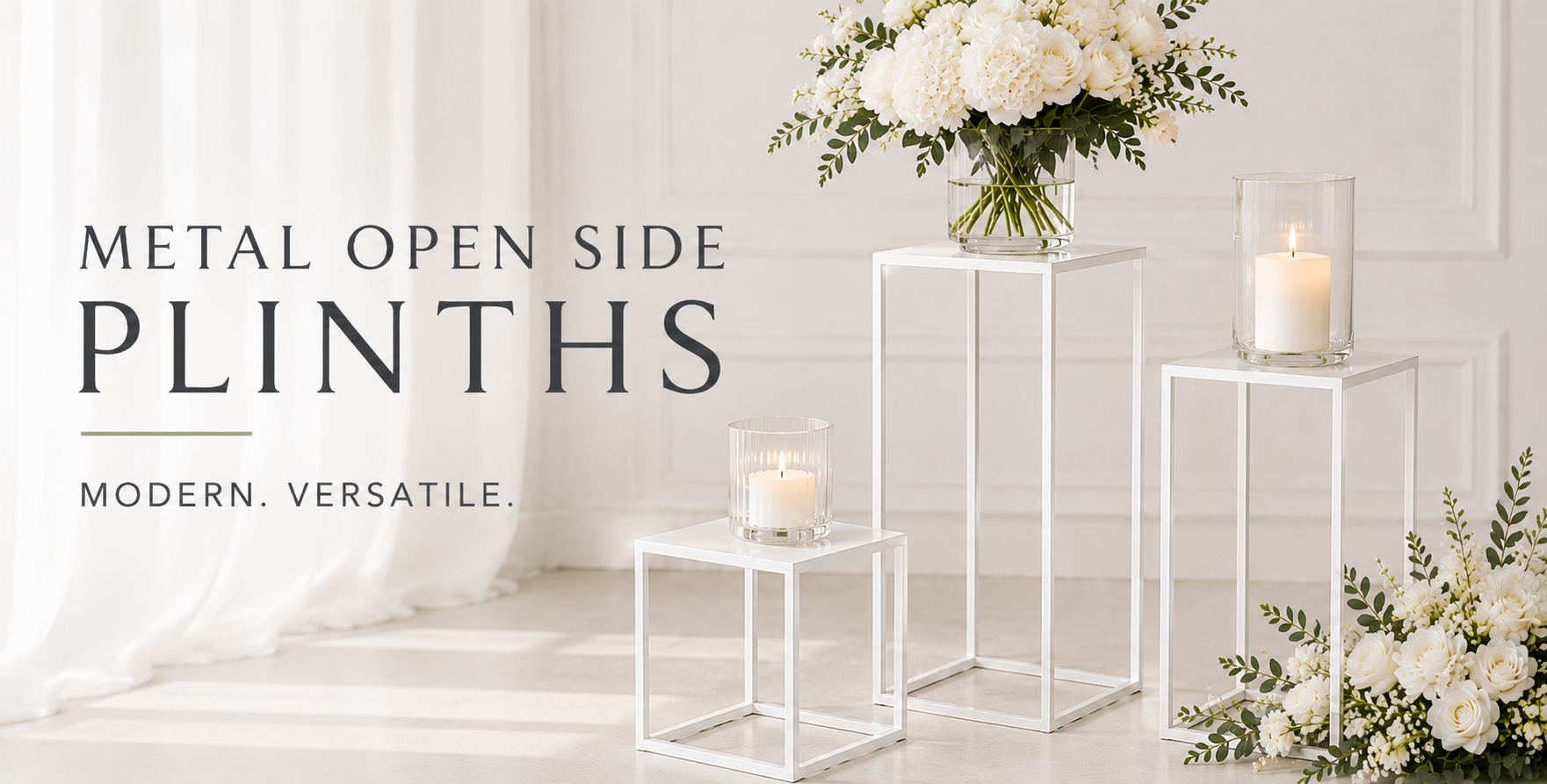 Metal Plinths - Open Frame
