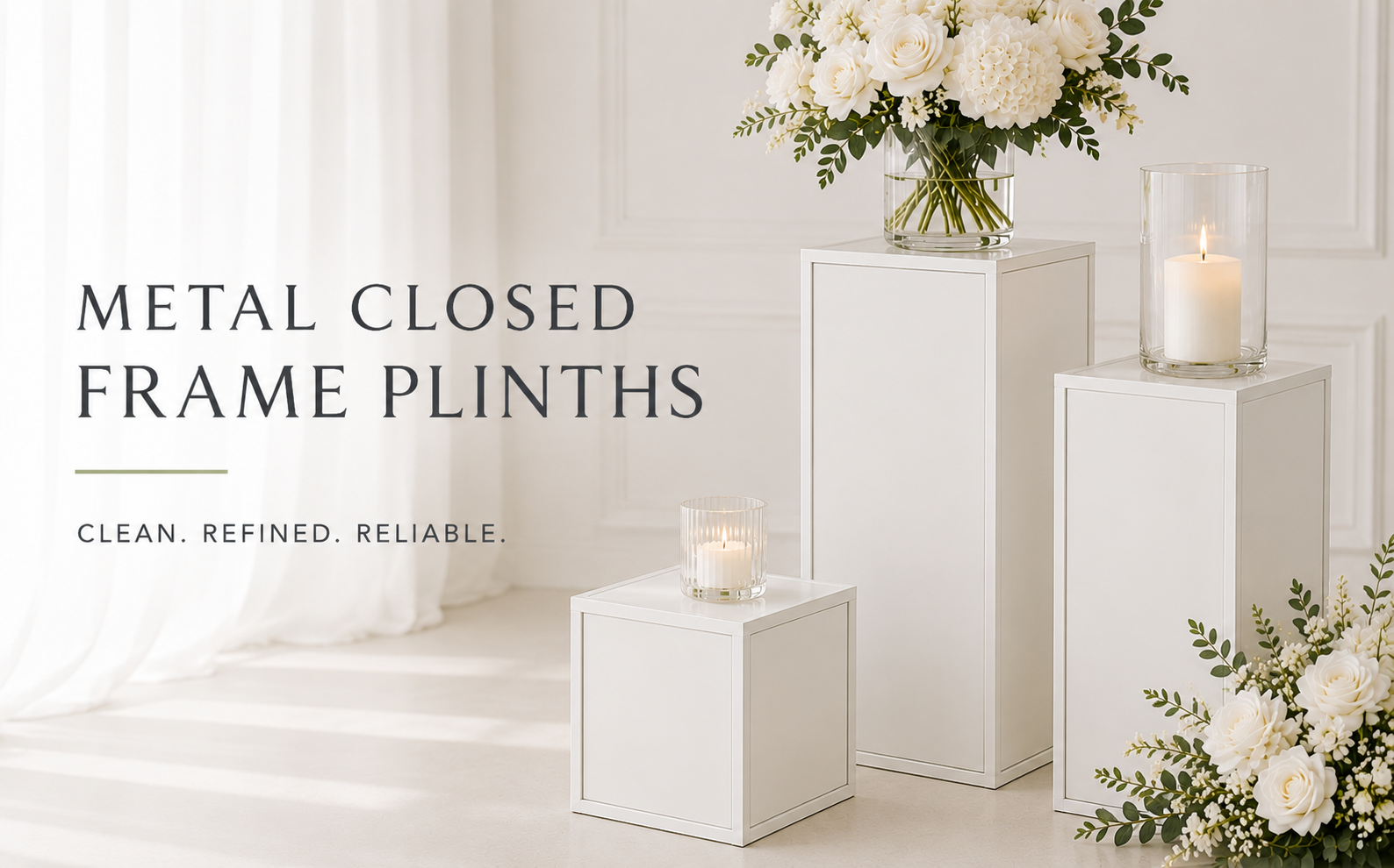 Metal Plinths - Fully Enclosed