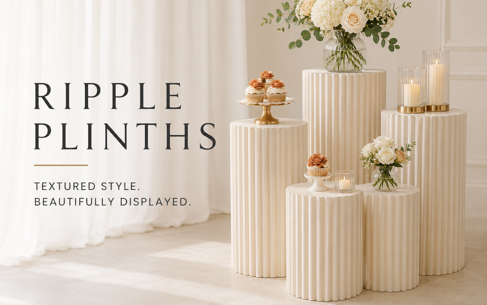 Ripple Plinths & Pedastals